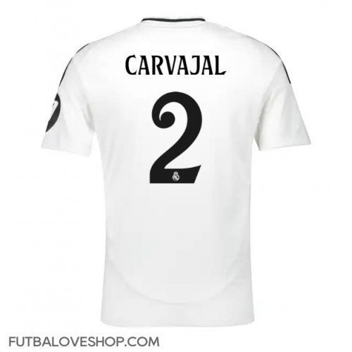 Dres Real Madrid Daniel Carvajal #2 Domáci 2024-25 Krátky Rukáv